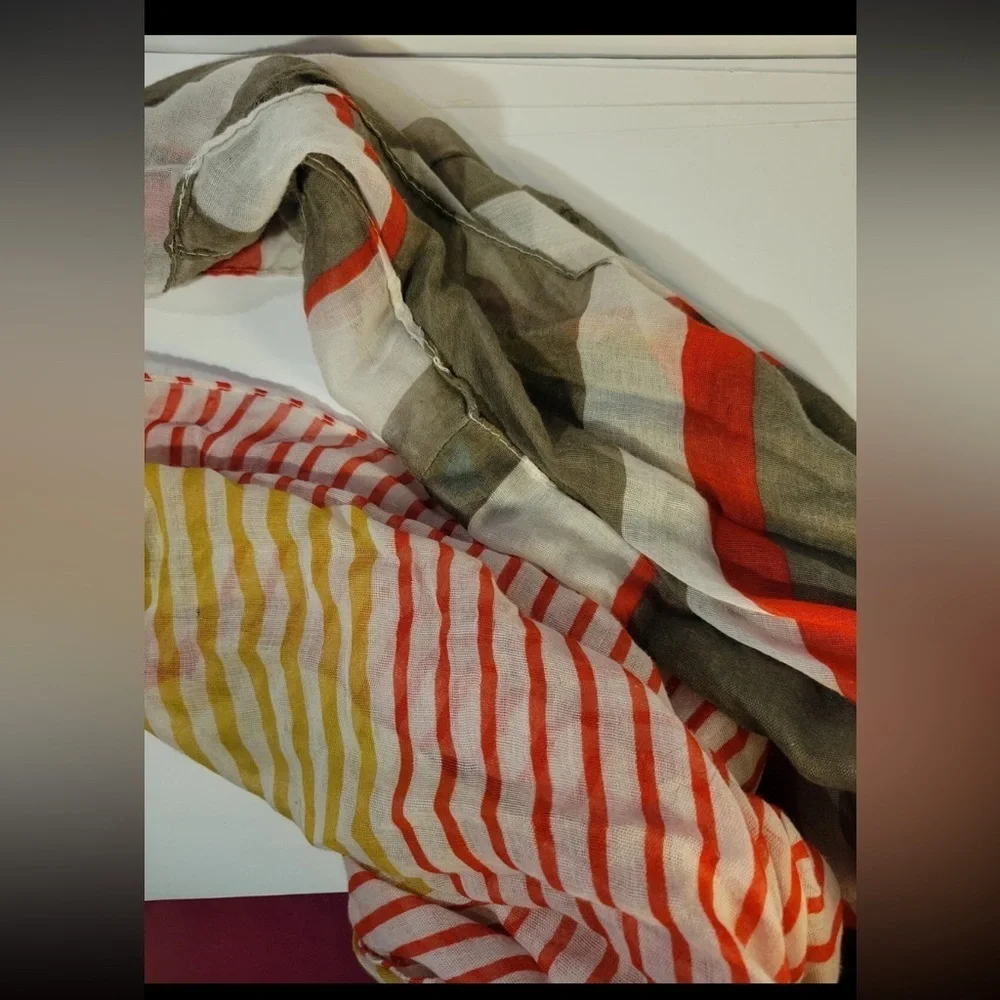 Jland AND Multicolor Striped Scarf